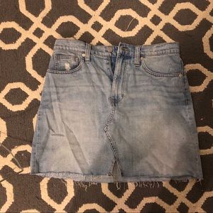 Madewell Jean Skirt